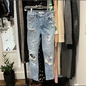 ABERCROMBIE & FITCH super skinny ankle high rise 23 000s